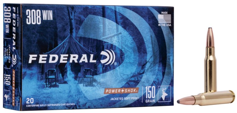 Federal Power Shok .308 Win 150 Grain