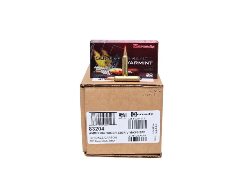 Hornady Superformance .204 Ruger CASE 32 Grain V