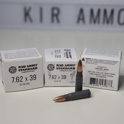 Red Army Standard AM3092 7.62x39mm – 122 Grain FMJ – 1,000 Rounds (CASE) [NO TAX outside TX]